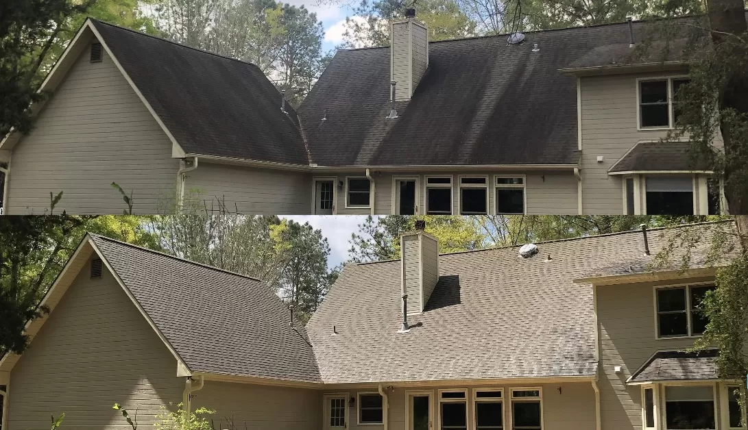 Soft Wash Roof Cleaning in Shelton, CT